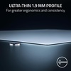 image:imageRazer Atlas Pro Tempered Glass Gaming Mouse Mat  UltraThin 19mm Dirt and Scratch Resistant UltraSmooth LowFriction Surface Optimized for Optical Sensors AntiSlip Base  White