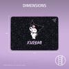 image:imageRazer Goliathus Gaming Mousepad  Medium Size 10 in x 1398 in MicroTextured Cloth Surface AntiSlip Rubber Base AntiFraying Stitched Frame  Kuromi Edition