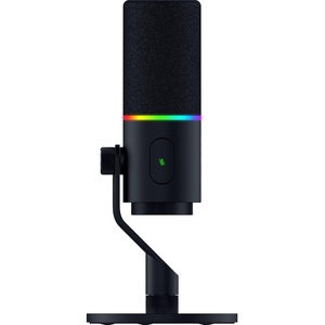 image:imageRazer Seiren V3 Pro Microphone  Dynamic USB Type C amp XLR Streaming Mic 32bit Float Support Builtin Audio DSP AI Noise Removal Shock Absorber amp Pop Filter Chroma RGB Lighting Ring  Black