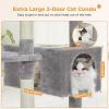 imagePAWZ Road 72 Inches Large Cat Tree Bundle with Long Plush Cat Tunnel Bed