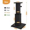 imagePAWZ Road Carpet Cat Scratching Post 32 Tall Scratching Post for Indoor Cats Adults Ultimate Scratch Post with Carpet Large Base and Removable Dangling Ball GreenDark Black