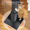 imagePAWZ Road Carpet Cat Scratching Post 32 Tall Scratching Post for Indoor Cats Adults Ultimate Scratch Post with Carpet Large Base and Removable Dangling Ball GreenDark Black