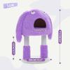 imagePAWZ Road CartoonThemed Cat Tree 2 in 1 Modern Cat Tree Tower with 2 Large Cat Condos 3Level Robot Artistic Modeling Cat Furniture Tree for Indoor Cats 43quot BluePurple