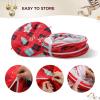 imagePAWZ Road Cat Tunnel Red Cat Donut Tunnel Collapsible Cat Tunnel Tube Dia38 inches with Soft Mat for Indoor Cats Rabbits and Puppies RedRed