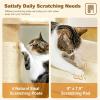 imagePAWZ Road Tall Cat Tower 70 Inch Cat Tree with Hammock 5 Scratching Posts 2 Condos and a Large Top Perches for Large CatsBeige