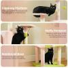 imagePAWZ Road Tall Cat Tower 70 Inch Cat Tree with Hammock 5 Scratching Posts 2 Condos and a Large Top Perches for Large CatsPink
