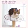 imagePAWZ Road Tall Cat Tower 70 Inch Cat Tree with Hammock 5 Scratching Posts 2 Condos and a Large Top Perches for Large CatsPurple