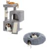 imagePAWZ Road 30 Inches AllinOne Cat Tree Bundle with Long Plush Cat Tunnel Bed