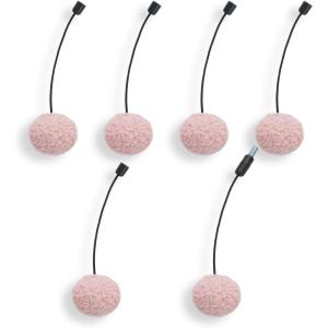 imagePAWZ Road Cat Tree Balls Replacement a Set of 6 Pompom BallBeigePink