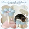 imagePAWZ Road Heavy Duty Cat Tree for Large Cats 81 Inches Tall Cat Tower with 2 Perches 2 Condos and Spacious Hammock XL Extra Large Condo with 7 Scratching Posts for 20lb Adult CatsGrayBlue