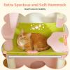 imagePAWZ Road Heavy Duty Cat Tree for Large Cats 81 Inches Tall Cat Tower with 2 Perches 2 Condos and Spacious Hammock XL Extra Large Condo with 7 Scratching Posts for 20lb Adult CatsGrayPink