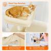 imagePAWZ Road Heavy Duty Cat Tree for Large Cats 81 Inches Tall Cat Tower with 2 Perches 2 Condos and Spacious Hammock XL Extra Large Condo with 7 Scratching Posts for 20lb Adult CatsGrayBeige