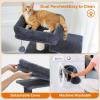 imagePAWZ Road Heavy Duty Cat Tree for Large Cats 81 Inches Tall Cat Tower with 2 Perches 2 Condos and Spacious Hammock XL Extra Large Condo with 7 Scratching Posts for 20lb Adult CatsGrayDark Gray