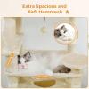 imagePAWZ Road Heavy Duty Cat Tree for Large Cats 81 Inches Tall Cat Tower with 2 Perches 2 Condos and Spacious Hammock XL Extra Large Condo with 7 Scratching Posts for 20lb Adult CatsGrayBeige