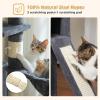 imagePAWZ Road Cat Tree 516 Inches Cat Tower with Dual Condos Spacious Perch Cozy Basket and SisalCovered Scratching Posts for Indoor Cats BeigeDark Gray