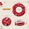 imagePAWZ Road Cat Tunnel Cactus Cat Donut Tunnel Collapsible Cat Tunnel Tube Dia38 inches with Flower Soft Mat for Indoor Cats and RabbitsRed