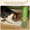 imagePAWZ Road Christmas Cat Tree 72 Inches Tall Cat Tower with 2 Perches 2 Condos and Spacious Hammock Attractive Cat House with Xmas Tree Scratcher 7 Scratching Posts for Large CatsGreen