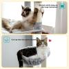 imagePAWZ Road Christmas Cat Tree 72 Inches Tall Cat Tower with 2 Perches 2 Condos and Spacious Hammock Attractive Cat House with Xmas Tree Scratcher 7 Scratching Posts for Large CatsGray