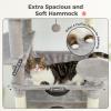 imagePAWZ Road Christmas Cat Tree 72 Inches Tall Cat Tower with 2 Perches 2 Condos and Spacious Hammock Attractive Cat House with Xmas Tree Scratcher 7 Scratching Posts for Large CatsGray