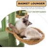 imagePAWZ Road 38quot MultiLevel Cactus Cat Tree with Scratching Posts Cozy Condo and Hammock  Stylish Cat Tower for Indoor CatsCactus Green