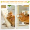 image:imagePAWZ Road Cat Tree 35 Inches Cat Tower with Dual Condos for Adult CatsEnlarged Top Perch Scratching PostsampPad for Indoor CatsGrayBeige