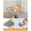 image:imagePAWZ Road Cat Tree 35 Inches Cat Tower with Dual Condos for Adult CatsEnlarged Top Perch Scratching PostsampPad for Indoor CatsGrayGray
