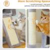 image:imagePAWZ Road Cat Tree 35 Inches Cat Tower with Dual Condos for Adult CatsEnlarged Top Perch Scratching PostsampPad for Indoor CatsGrayGray