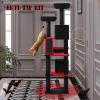 image:imagePAWZ Road 70 Inch Cat Tower Gothic Cat Tree with 2 Cozy Condos 2 Plush Perch Large Basket 2 Scraching Pad amp 6 Scraching Posts for Indoor Cats Large Adult