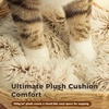 image:image437 Inch Modern Cat Tree for Indoor Cats 3 Handwoven Rattan Baskets with Thick Cushions MultiLevel Cat Tower with Sisal Scratching Posts amp Hanging Toys for Large CatsBrownBrown