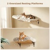 image:imagePAWZ Road Cat Wall Shelves Wood Cat Wall Furniture with Perches amp Scratching Posts 5in1 Modern Climbing Set with Scratcher Pads amp Climbing Ropes for Indoor CatsBeigeBeige