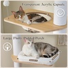image:imagePAWZ Road Cat Wall Shelves Wood Cat Wall Furniture with Perches amp Scratching Posts 5in1 Modern Climbing Set with Scratcher Pads amp Climbing Ropes for Indoor CatsBeigeWhite
