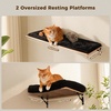 image:imagePAWZ Road Cat Wall Shelves Wood Cat Wall Furniture with Perches amp Scratching Posts 5in1 Modern Climbing Set with Scratcher Pads amp Climbing Ropes for Indoor CatsBeigeBlack