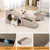 image:image2 in 1 Large 283 Corrugated Cat Scratcher Bundle with Cat Scratching Post Bed