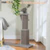 image:image26 Gray Cat Tower with Large Perch Private Condo Spring Ball amp 2 Scratching Posts amp 32 Tall Scratching Post for Indoor Cats Adults