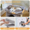 image:image26 Gray Cat Tower with Large Perch Private Condo Spring Ball amp 2 Scratching Posts amp 32 Tall Scratching Post for Indoor Cats Adults