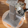 image:image26 Gray Cat Tower with Large Perch Private Condo Spring Ball amp 2 Scratching Posts amp 32 Tall Scratching Post for Indoor Cats Adults