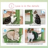 image:imagePAWZ Road 23 Inches Cactus Cat Scratching Post Bundle with 331 Inches Cactus Cat Tree with Hammock and Groomer