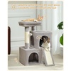 image:imagePAWZ Road 30 Inches AllinOne Cat Tree Bundle with Leopard Cat Tunnel