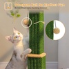image:imagePAWZ Road Cactus Cat Donut Tunnel amp Carpet 32 Tall Scratching Post for Indoor Cats Adults