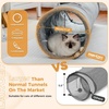 image:imagePAWZ Road Cat Tree 30 Inches Cat Tower Bundle with PAWZ Road Cat Tunnel 51 Inches Long Cat Toys Collapsible Tunnel 12 Inches in Diameter