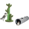 image:imagePAWZ Road Cat Scratching Post Cactus Cat Scratcher Bundle with Cat Tunnel 51 Inches Long Cat Toys Collapsible