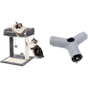 image:imagePAWZ Road 3 Way Cat Tunnel Bundle with Cat Scratching Post Bed