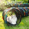 image:imagePAWZ Road Outdoor Cat Tunnel Portable Catio 2 in 1 Cat Tent amp Play Tunnel  Large Collapsible Cat Enclosure with Breathable Mesh offers Full Visibility Folds Compact for Travel Fits Cats amp Small PetsM