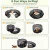 image:imagePAWZ Road Outdoor Cat Tunnel Portable Catio 2 in 1 Cat Tent amp Play Tunnel  Large Collapsible Cat Enclosure with Breathable Mesh offers Full Visibility Folds Compact for Travel Fits Cats amp Small PetsM