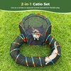 image:imagePAWZ Road Outdoor Cat Tunnel Portable Catio 2 in 1 Cat Tent amp Play Tunnel  Large Collapsible Cat Enclosure with Breathable Mesh offers Full Visibility Folds Compact for Travel Fits Cats amp Small PetsM