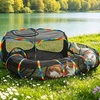 image:imagePAWZ Road Outdoor Cat Tunnel Portable Catio 2 in 1 Cat Tent amp Play Tunnel  Large Collapsible Cat Enclosure with Breathable Mesh offers Full Visibility Folds Compact for Travel Fits Cats amp Small PetsL
