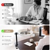 image:imagePAWZ Road Cat Desk Bed Hammock 360 Roataion amp Height Adjustable Gray  Cat Hammock for Desk with Washable Cover amp Heavy Duty Cat Desk Attachment Supports 50 lb Clap Mounted Fit Most Tables amp BedsBeige