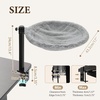 image:imagePAWZ Road Cat Desk Bed Hammock 360 Roataion amp Height Adjustable Gray  Cat Hammock for Desk with Washable Cover amp Heavy Duty Cat Desk Attachment Supports 50 lb Clap Mounted Fit Most Tables amp BedsGray