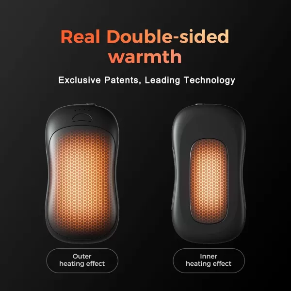 OCOOPA UT3 PRO Hand Warmers Rechargeable 2 Pack Magnetic DoubleSided Heating with Larger Surface Long Lasting Warmth Up to 9 Hours 4 Heat Levels Max 136 Men Tech Gift for HuntingCampingAegean Blue