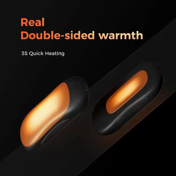 OCOOPA UT3 PRO Hand Warmers Rechargeable 2 Pack Magnetic DoubleSided Heating with Larger Surface Long Lasting Warmth Up to 9 Hours 4 Heat Levels Max 136 Men Tech Gift for HuntingCampingOrange